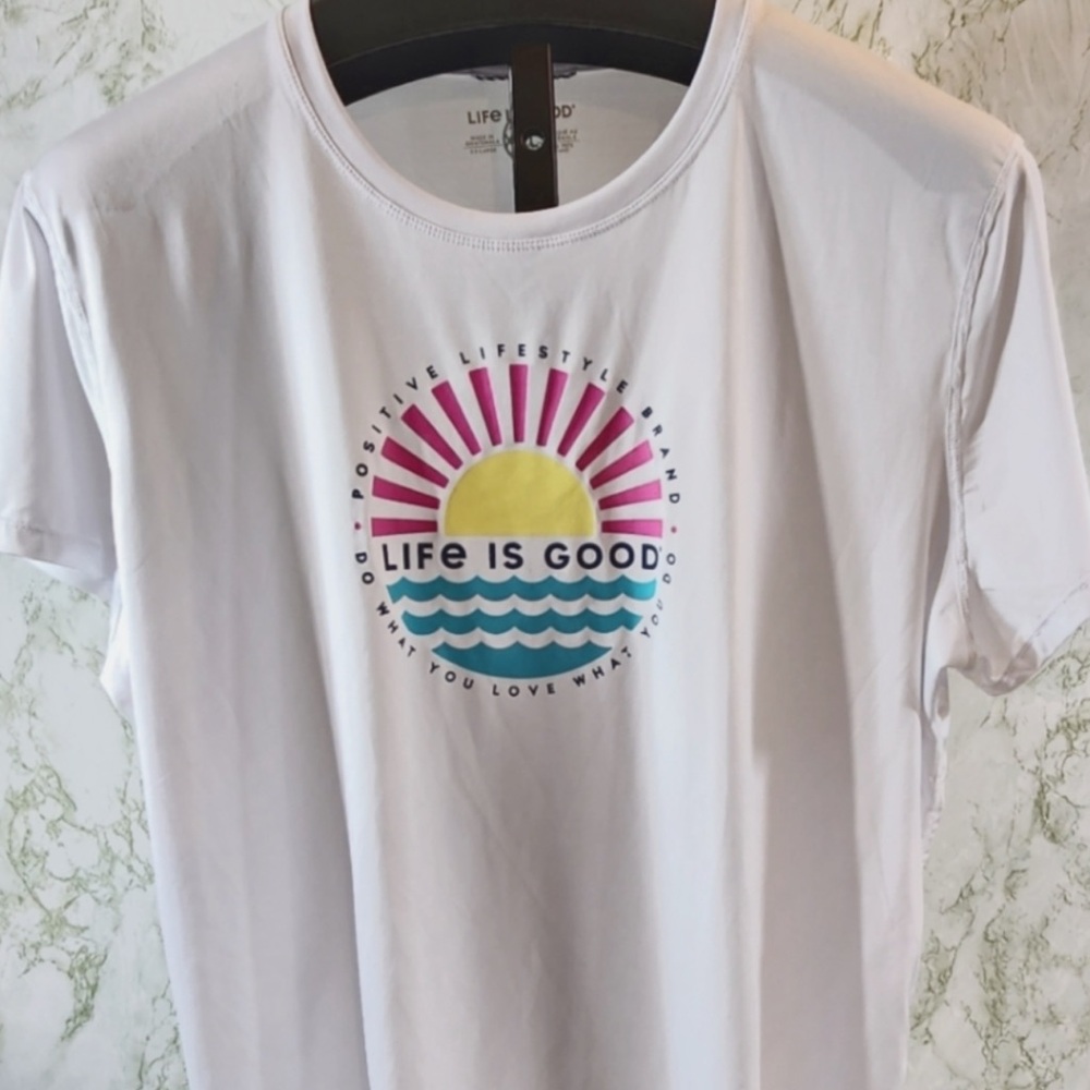 Life Is Good Polyester Tee